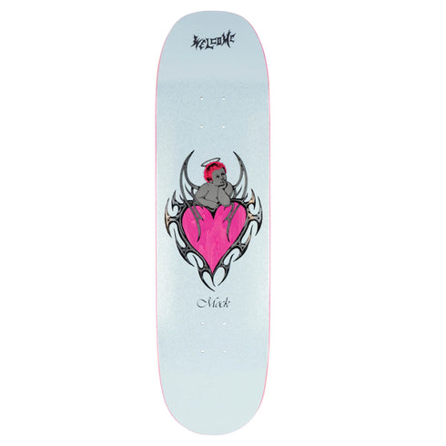 Welcome - Evan Mock Cupid On Moontrimmer 2.0 Blue Glitter Deck (8.65")